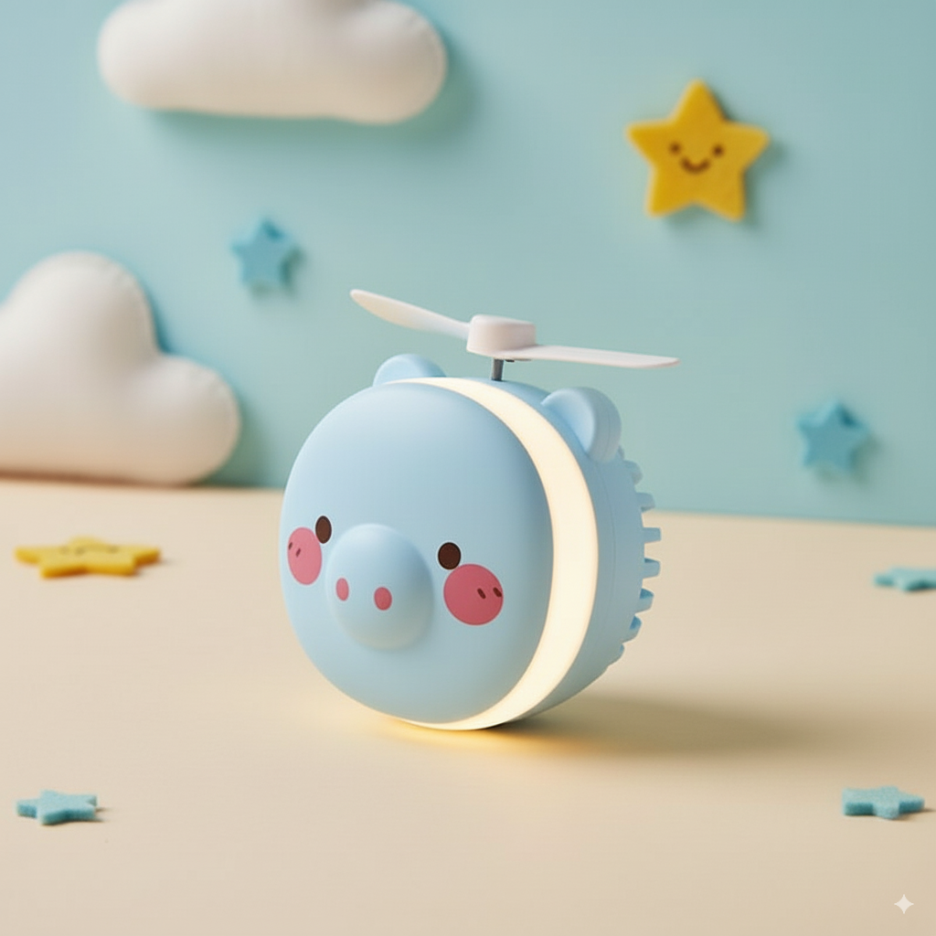 Mom's Piggy LED Light pocket Mirror