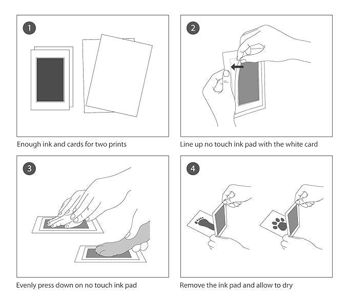 Inkless Baby Hand and Footprint set