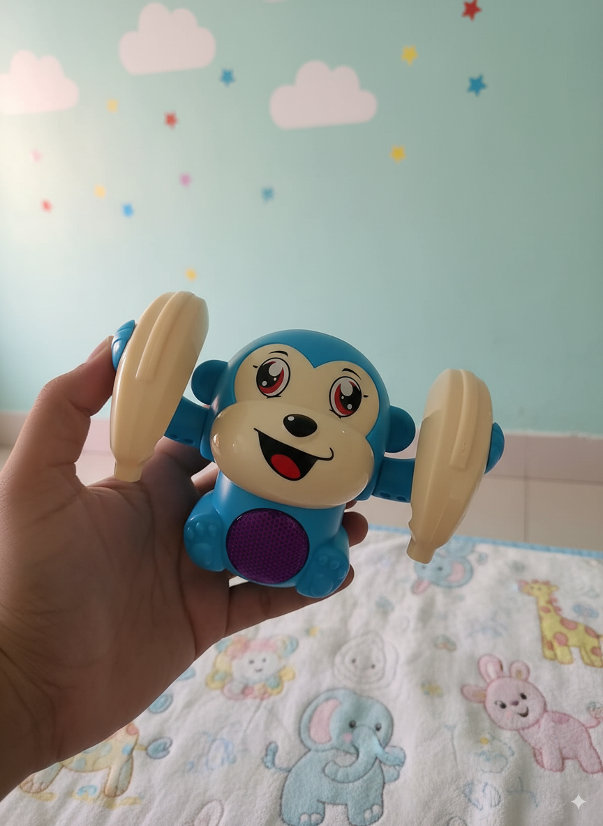 Dancing and Spinning Rolling Doll Tumble Monkey