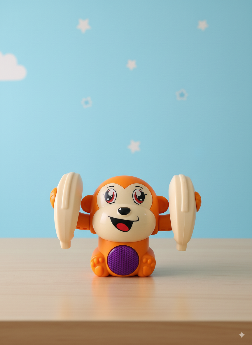 Dancing and Spinning Rolling Doll Tumble Monkey