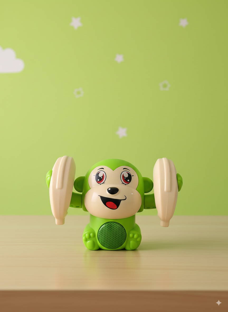 Dancing and Spinning Rolling Doll Tumble Monkey